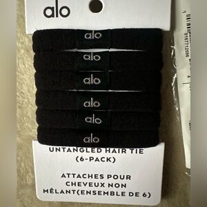 ALO Yoga Black Hair Bands Set